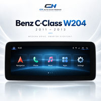Pour Mercedes-Benz Classe C W204 NTG 4.5 2011-2013, autoradio Android 15 10,25 pouces 8 cœurs, lecteur multimédia 4G WIFI GPS FM