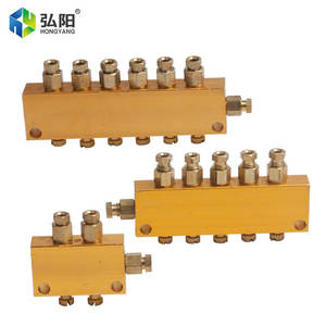 <span class=keywords><strong>Diviseur</strong></span> <span class=keywords><strong>de</strong></span> débit d'huile réglable <span class=keywords><strong>de</strong></span> type embout avec vanne à aiguille pour lubrification multipoints - Product Image 5