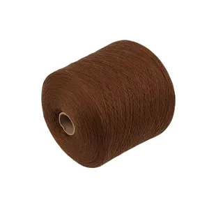 Meilleur prix 2/32s Core Spun Yarn Viscose Pbt mélangé fil teint pour chandails Machine à tricoter fil