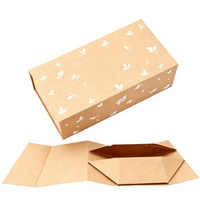 Boîte d'emballage pour vêtements et chaussures en carton ondulé imperméable haut de gamme, gaufré, recyclable, rigide, avec logo personnalisé et revêtement UV