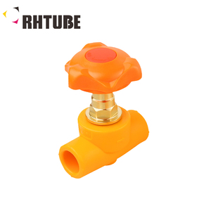 Rhtube PPR song song TEE côn mũi nữ nam cam-loại kết nối bề mặt nhẵn cho nguồn cung cấp nước với màu sắc OEM - Product Image 1