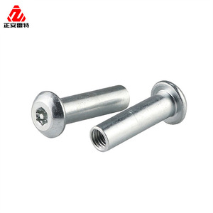 Vis métriques en acier inoxydable 304 Zanate, tête cylindrique, zinguées, filetage standard, diamètre de la tête 12 mm, classe 8.8 - Product Image 2