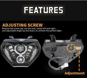 Faro LED de motocicleta Emark para Yam-aha, accesorios de faros LED para MT <span class=keywords><strong>09</strong></span> <span class=keywords><strong>FZ</strong></span> <span class=keywords><strong>09</strong></span>, años 2014 a 2016, de la serie Yam-Aha, para el año- - Product Image 4