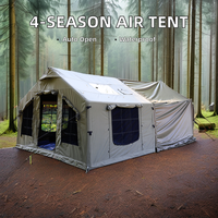 Tente Gonflable de Luxe 2026 pour Camping Extérieur, Imperméable, Coupe-Vent et Durable, Modèle 8+8