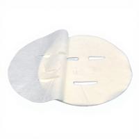 Vente en gros de tissu non tissé en chitosane Tencel 28 g/m² personnalisé, masque facial en papier pour le soin de la peau, contrôle du sébum, 220x200 mm