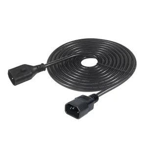 Power Outlet 10 Ft Heavy Duty Home Appliance 6 Feet Extension Cord C14 Locking