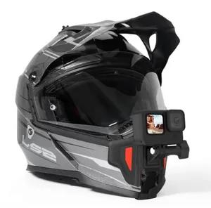 Flexible de haute qualité <span class=keywords><strong>pour</strong></span> GoPro Hero 13/12/11/10/9/8/7/<span class=keywords><strong>6</strong></span>/5 support de sangle de montage de menton de <span class=keywords><strong>casque</strong></span> de moto - Product Image 4