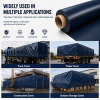 Rouleau de bâche en PVC robuste enduit, imperméable, pour couverture de camion, protection de marchandises en extérieur