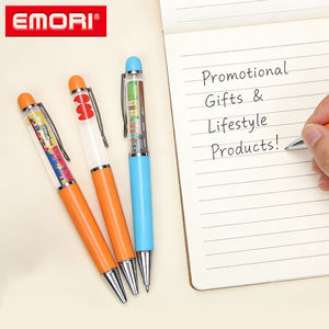 Stylo à encre liquide flottante dynamique en acrylique ABS personnalisé, accroche-regard, avec objet 3D - Product Image 6