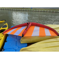 Aile de surf gonflable, cerf-volant de Sports de plein air, aile de vent gonflable pour planche de surf d'eau