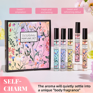 Coffret de parfum Floral Mist pour femmes, vaporisateur 10 ml, parfum pour le corps, mini eau de toilette, rafraîchissement quotidien, cadeau moderne MengMei - Product Image 4