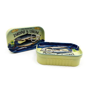 Manycans Hot Sale Oem Odm Food Grade <strong>Empty</strong> 125g <strong>Sardine</strong> Reusable <strong>Tin</strong> Can Rectangular <strong>Sardine</strong> Style <strong>Tin</strong> Manufacturers - Product Image 2