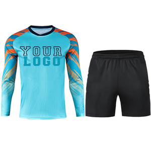 Conjunto de camisetas de portero de fútbol, alta calidad, sublimación, venta al por mayor, en relieve - Product Image 2