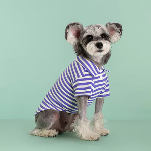 Pakaian Hewan Peliharaan Label Pribadi, Pakaian Anjing Antialergi, Kemeja Musim Panas Ringan dan Sejuk, Kemeja Polo Berkerah Dua Kaki - Product Image 2
