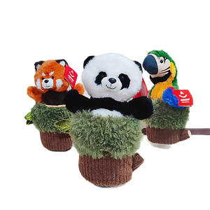 Marionnette à main en forme de touffe d'arbre, poupée perroquet à faire la souris, jouet interactif parent-enfant, accessoire de racontage d'histoires pour la maternelle - Product Image 6