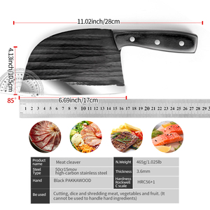 Couteau de boucher IOKO pour couper le poulet, les légumes, le canard, la viande d'oie, trancher, désosser, hacher, couteau de cuisine - Product Image 6