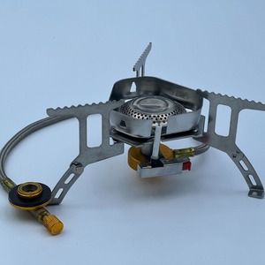 Réchaud de camping portable à gaz, coupe-vent, avec allumage électrique, pour usage extérieur, temps de chauffe de 10 minutes - Product Image 5