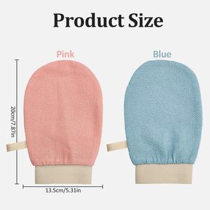Viscose Kessa <b>Body</b> Exfoliating Glove for Effective Shower Bath <b>Scrubbing</b> Optimal for Hand Application - Product Image 2