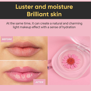 Bán buôn biểu tượng tùy chỉnh môi và má trong suốt Kem Blush nhãn hiệu riêng PH ma thuật màu sắc thay đổi hoa Blush - Product Image 5