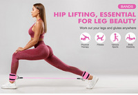 3 Ensembles de Sangles de Cheville TPE, Bandes de Résistance pour Entraînement des Hanches et des Jambes, Attaches pour Câble, pour Exercices de Musculation des Fessiers et Fitness