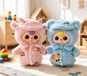 Ensemble de vêtements pour poupée en peluche grandeur nature 400 % <span class=keywords><strong>taille</strong></span> réelle, thème animal, unisexe, pour enfants de 5 à 7 ans, tenue du Nouvel An, mignon, emballage original, 14+ - Product Image 1
