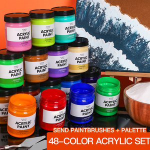 Rubens Factory, produit phare, pigment <span class=keywords><strong>acrylique</strong></span> de haute qualité, 48 couleurs, vente en <span class=keywords><strong>gros</strong></span>, <span class=keywords><strong>tube</strong></span> unique de 100 ml - Product Image 3