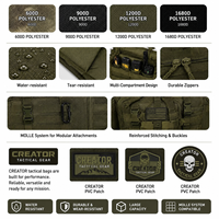 Sac à dos tactique Molle 40L 45L pour la randonnée en plein air, la chasse et les activités de plein air, vente en gros, personnalisable