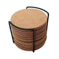 Tapis de pique-nique en liège et sous-verres en PU Boshiho, vente en gros d'usine, avec logo personnalisé, sous-verres en liège naturel