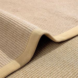 Alfombra Trenzada para Exteriores, Alfombra con Patrón Impreso en 3D, Marrón, Tejida, con Base de Goma, Alfombra de Yute para Sala de Estar - Product Image 5
