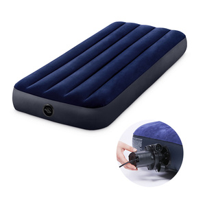 Lit d'air <span class=keywords><strong>INTEX</strong></span> 64756 bleu Dura-Beam Jr. Twin Classic Downy, robuste et durable pour tous types de terrains, pour une utilisation en extérieur et en chambre à coucher - Product Image 5
