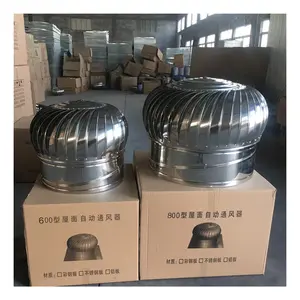 Large exhaust air volume rain-proof ventilation 500mm exhaust ball fan ventilator stainless steel no power air ball
