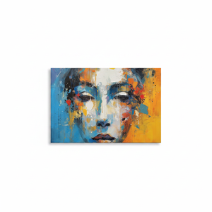 Bold Abstract Female Portrait Canvas - Modern Wall Art Print,<b>WRAPPED</b> CANVAS - Product Image 2