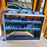 Boîte de rangement multifonctionnelle compacte pour arche de roue, armoire à outils pour fourgonnette, adaptée à divers types de fourgonnettes