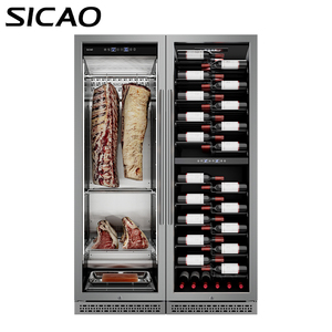 SICAO Armoire de maturation à froid pour viande de bœuf et jambon, et réfrigérateur cave à vin combiné pour la maison - Product Image 1
