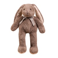 Peluche Lapin Mignon avec Ruban, Jouet Doux en Peluche, Compagnon de Sommeil pour Enfants, Poupée Confort en Peluche, Vente en Gros