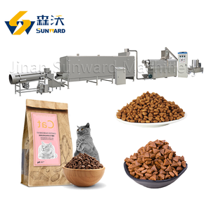 Equipo de máquina extrusora de alimentación para cachorros, maquinaria para hacer galletas para perros, línea de producción de alimentos para gatos secos con componente de Motor central - Product Image 4