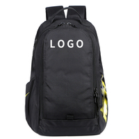 Sac à dos de sport décontracté unisexe multifonctionnel avec logo personnalisé, en polyester Oxford imperméable, compartiment à chaussures, capacité 20-35L, pour l'extérieur