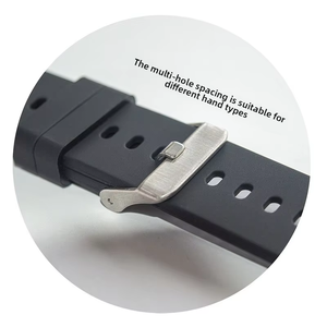 Correa de Silicona Universal de Liberación Rápida de 20/22MM para Reloj Inteligente, Hebilla de Acero Inoxidable Transpirable para Relojes <span class=keywords><strong>Huawei</strong></span>/Samsung/Xiaomi - Product Image 3