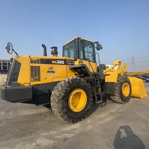 Komatsu WA380-6 chargeuse sur pneus d'occasion Original 4 tonnes charge nominale fonctionnement stable roulement du moteur boîte de vitesses vente à bas prix - Product Image 1