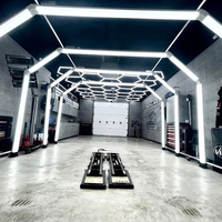 Lumière hexagonale à led pour garage personnalisée nouvelle lumière de tunnel à tube led de haute qualité