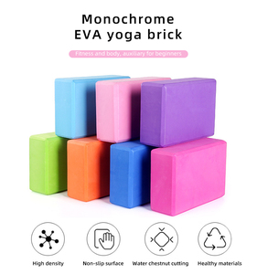 Cao cấp Yoga khối 200g-hỗ trợ cao su miễn phí EVA bọt mềm không trượt bề mặt Trọng lượng nhẹ & mùi kháng, 9 "x 6" x3 - Product Image 2