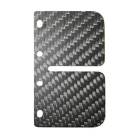 Grandes plaques en fibre de carbone standard d'usine ps5 plaques en fibre de carbone pour console