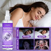 Spray Transdérmico de Magnesio Orgánico Calmante, Fórmula Nocturna para un Sueño Reparador y Alivio del Estrés con Logotipo Personalizado