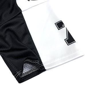 OEM kustom Polyester Cropped Retro Jersey sepak bola Streetwear kebesaran Amerika Mesh Jersey sepak bola pria t-shirt untuk pria - Product Image 6