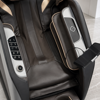 Kursi Pijat 4D Mewah Seluruh Tubuh Zero Gravity Elektrik Recliner Pemanas Roller Kaki Pemindai Tubuh Smart Home Wellness AI Voice