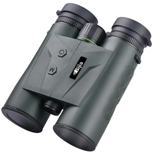 משקפת BIJIA 10x42ED עם מד טווח לייזר לציד 1800 מטר/2400 מטר, עמידות בפני ערפל IP67, דיוק של 1 מטר, מבנה מתכת, שחור, 940 גרם - Product Image 5