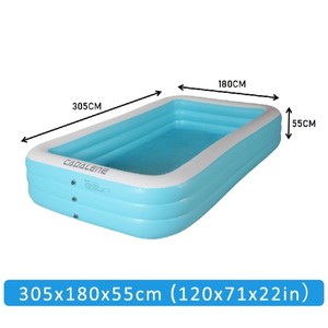 USA Kho Chỗ Thân Thiện Với Môi Hình Chữ Nhật Dành Cho Người Lớn Bé Trẻ Em Kid Dog Inflatable Không Khí Bơi Hồ Bơi Với Chống Vi Khuẩn Tráng - Product Image 6