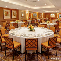 Ensemble de table à manger classique en bois de haute qualité pour hôtel et restaurant, pour 8 personnes