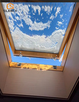 Fenêtres de toit sur mesure, double vitrage, insonorisées, étanches, en aluminium, pour balcon, fenêtre fixe ou fenêtre à battants