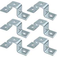 Support en U renforcé pour systèmes de support électriques et mécaniques, acier robuste de 1-5/8 pouces